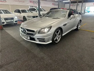Used Mercedes SLK200 AMG 184 HP (135 kW) 2015 Silver Cabriolet