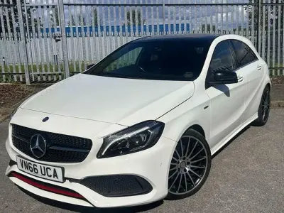 Used Mercedes A250 Premium 218 HP (160 kW) 2017 White Hatchback