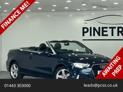 Usado Audi A3 Cabriolet Sport 150 HP (110 kW) 2017 Azul Cabrios