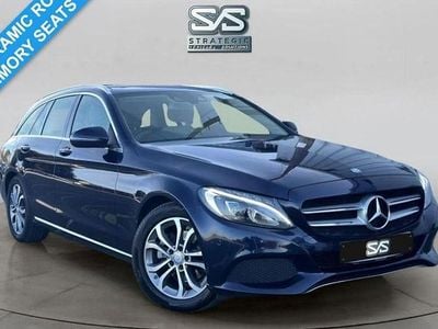 Used Mercedes C220 Premium 170 HP (125 kW) 2015 Blue Estate