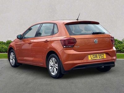 Used VW Polo SE 94 HP (69 kW) 2018 Orange Hatchback