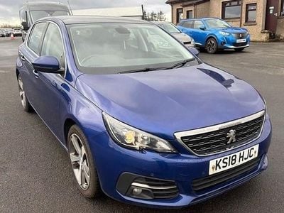 Used Peugeot 308 Allure 130 HP (95 kW) 2018 Blue Hatchback