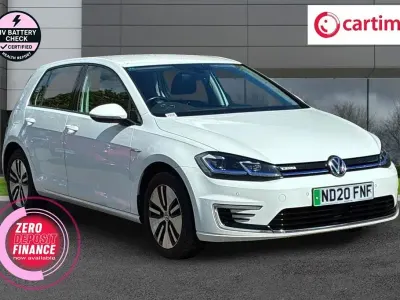 Used VW e-Golf SE 100 kW (136 HP) 2020 White Hatchback