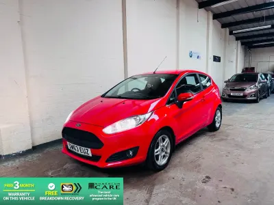 Used Ford Fiesta Zetec 2013 Red Hatchback
