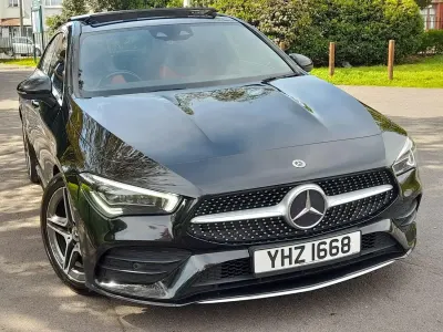 Begagnad Mercedes CLA180 AMG Line Premium Plus 136 HK (100 kW) 2021 Svart Sedan