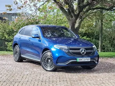 Used Mercedes EQC400 AMG Line Premium 300 kW (408 HP) 2023 Blue SUV