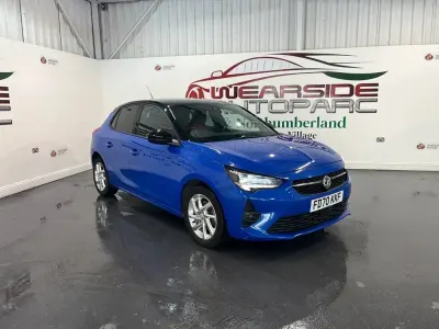 Used Vauxhall Corsa SRi 100 HP (73 kW) 2020 Blue Hatchback
