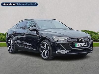 Used Audi e-tron Sportback Black Edition 300 kW (408 HP) 2022 Black SUV