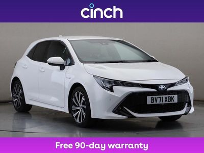 White Used 2021 Toyota Corolla Design Hatchback | £15,959 (Fair price)