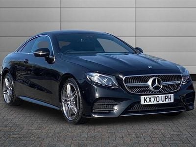 Used Mercedes E300 AMG Line Premium 245 HP (180 kW) 2020 Obsidian black Coupe