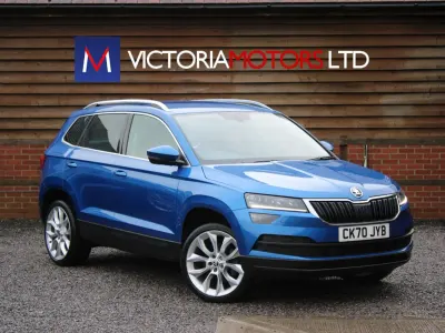 Gebraucht Skoda Karoq SE L 150 PS (110 kW) 2020 Blau SUV