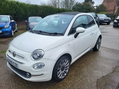 Używany Fiat 500C Lounge 2016 Biały Kabriolet