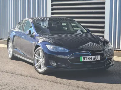 Used Tesla Model S 278 kW (379 HP) 2014 Blue Hatchback