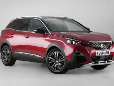 Used Peugeot 3008 GT-line 131 HP (96 kW) 2019 Red SUV