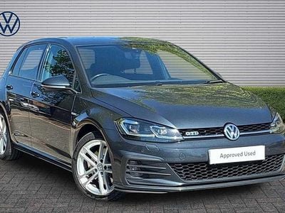 Begagnad VW Golf VII GTD 184 HK (135 kW) 2019 Blå Halvkombi