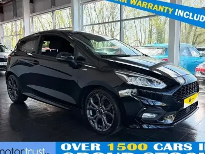 Begagnad Ford Fiesta ST-Line 140 HK (102 kW) 2019 Svart Halvkombi
