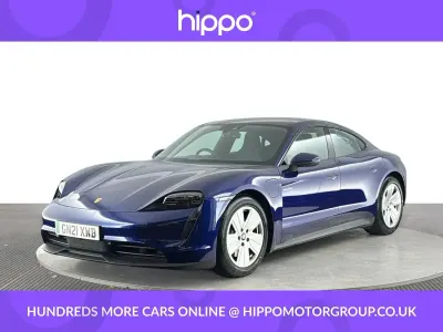 Used Porsche Taycan Performance Package 300 kW (408 HP) 2021 Blue Sedan