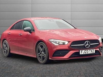 Used Mercedes CLA180 AMG Line Premium 136 HP (100 kW) 2023 Patagonia red Sedan