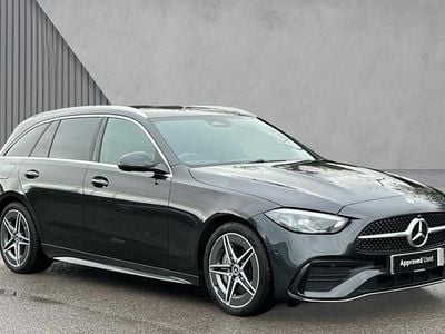 Grey Used 2024 Mercedes C220 AMG line Estate | £29,995 (Fair price)