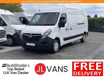Begagnad Vauxhall Movano Edition 135 HK (99 kW) 2021 Vit Minibuss