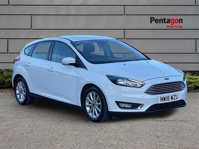 White Used 2018 Ford Focus Titanium Hatchback | £6,995 (Good price)