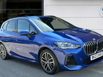 Used BMW 220 Active Tourer M Sport 168 HP (123 kW) 2023 Blue MPV