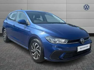 Used VW Polo Life 95 HP (69 kW) 2022 Blue Hatchback