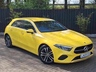 Used Mercedes A180 Executive 136 HP (100 kW) 2023 Yellow Hatchback