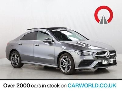 Grey Used 2021 Mercedes CLA250e AMG Line Premium Plus Sedan | £17,700 (Fair price)