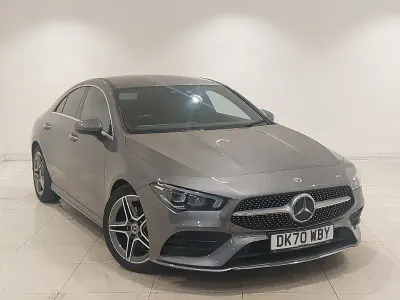 Begagnad Mercedes CLA180 AMG Line Premium 136 HK (100 kW) 2020 Grå Sedan