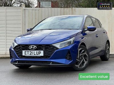 Blue Used 2021 Hyundai i20 Premium Hatchback | £12,995 (Fair price)
