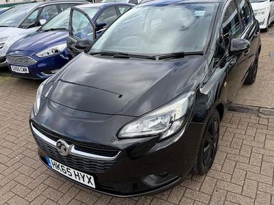 Used Vauxhall Corsa Design Edition 90 HP (66 kW) 2016 Black Hatchback