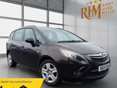Used Vauxhall Zafira Tourer 165 HP (121 kW) 2014 Brown MPV