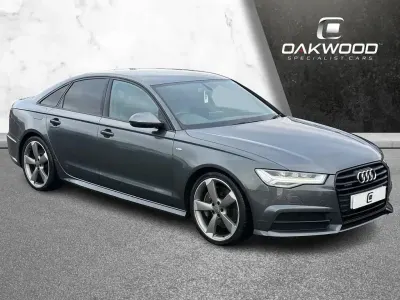 Begagnad Audi A6 Black Edition 320 HK (235 kW) 2016 Grå Sedan