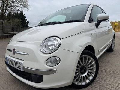 Used Fiat 500 Lounge 69 HP (50 kW) 2010 White Hatchback