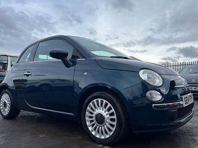 Used Fiat 500 Lounge 69 HP (50 kW) 2014 Blue Hatchback