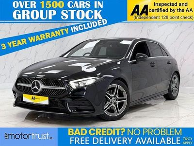 Used Mercedes A200 AMG line 163 HP (119 kW) 2019 Black Hatchback