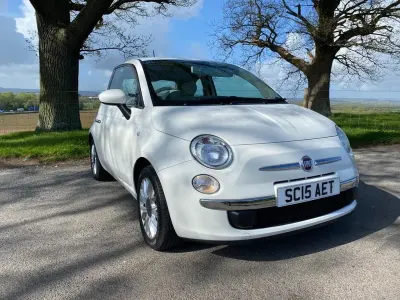 Used Fiat 500 Pop Star 69 HP (50 kW) 2015 White Hatchback