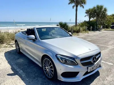 Used Mercedes C300 AMG Line Premium Plus 245 HP (180 kW) 2017 Silver Cabriolet
