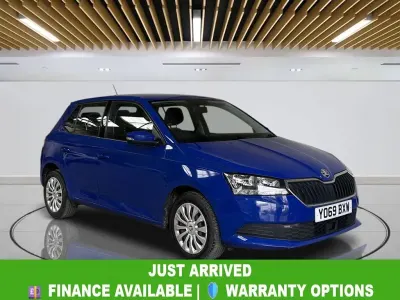 Used Skoda Fabia 95 HP (69 kW) 2020 Blue Hatchback