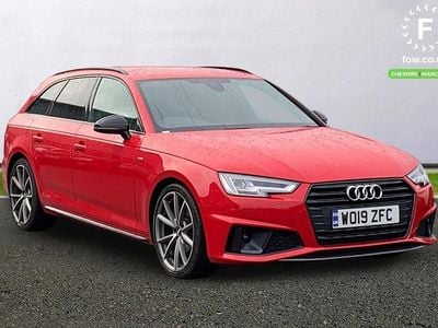 Used Audi A4 Black Edition 190 HP (139 kW) 2019 Red Estate