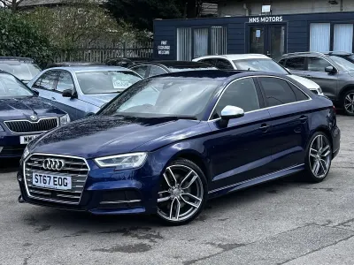 Used Audi S3 Comfort 310 HP (228 kW) 2017 Blue Sedan