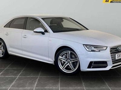 White Used 2017 Audi A4 S-Line Sedan | £11,495 (Good price)