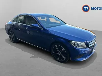 Used Mercedes C200 Premium 184 HP (135 kW) 2019 Blue Sedan