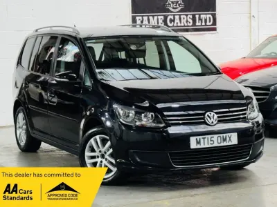Used VW Touran SE 140 HP (102 kW) 2015 Black MPV