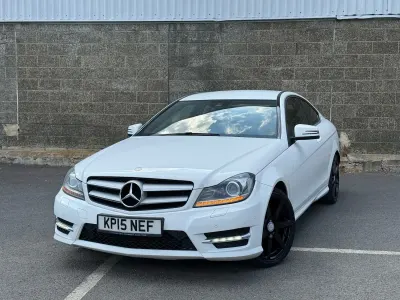 Used Mercedes C250 Sport Edition 2015 White Coupe