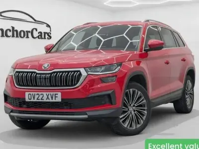 Used Skoda Kodiaq SE L Executive 150 HP (110 kW) 2022 Red SUV