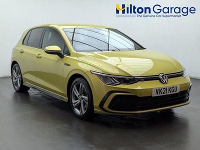 Used VW Golf VIII R-line 150 HP (110 kW) 2021 Yellow Hatchback