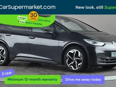 Begagnad VW ID.3 Pro 150 kW (204 HK) 2021 Grå Halvkombi
