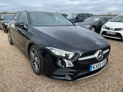 Used Mercedes A180 AMG Line Premium 116 HP (85 kW) 2019 Black Hatchback